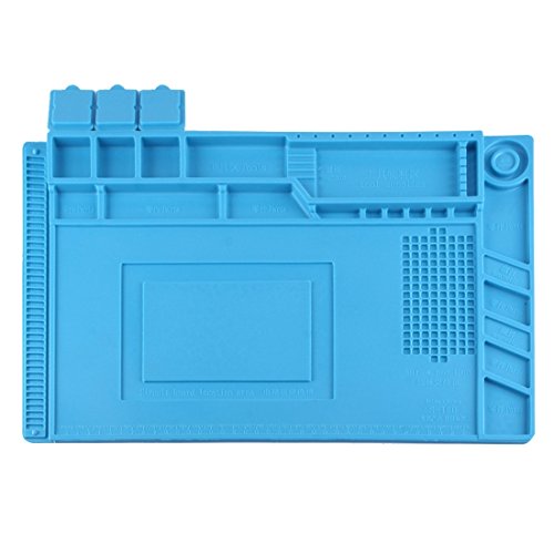 Herramientas para reparar, Plataforma de mantenimiento antiestática anti-deslizante de alta temperatura resistente a la temperatura de reparación almohadillas de silicona almohadilla, tamaño: 45 cm x Herramientas para reparar, Plataforma de mantenimiento antiestática anti-deslizante de alta temperatura resistente a la temperatura de reparación almohadillas de silicona almohadilla, tamaño: 45 cm x