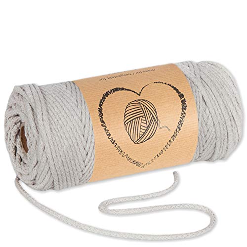 hilo macrame 3 mm trapillo bobinas - cuerda algodon cordon para trenzado tejer a crochet manualidades