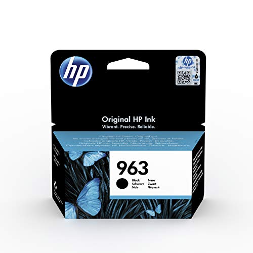 HP 963 3JA26AE, Negro, Cartucho de Tinta Original, compatible con impresoras de inyección de tinta HP OfficeJet Pro Series 9010, 9020