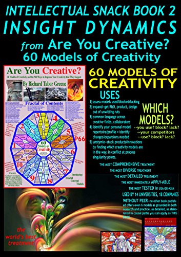 INTELLECTUAL SNACK BOOK 2 INSIGHT PROCESS from Are You Creative-60 Models of Creativity: 100 pages of world's best insight dynamics model as found in 20+ ... = how to foster insights (English Edition)