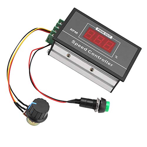 Interruptor Regulador De La Velocidad Del Motor De Corriente Continua Controlador De Motor De Alta Potencia Pwm 6-60V Reversible 12V 24V 48V 36V Regulador De Voltaje Atenuador