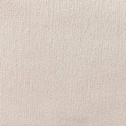 Kt KILOtela Tela de tapicería Lisa - Chenilla de Doble Cara - Tacto Suave Aterciopelado - Muy Resistente - Retal de 100 cm Largo x 280 cm Alto | Blanco