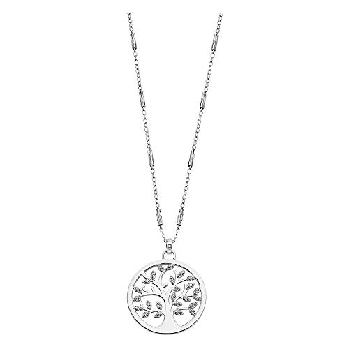 LOTUS Silver Collar con colgante del árbol de la vida LP1892-1/1 con circonitas, plata 925 JLP1892-1-1