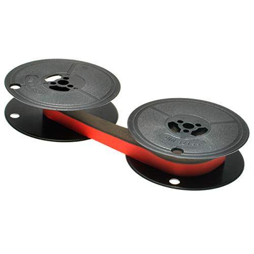 LS Olympia Carina Grupo 1 - Cinta mecanográfica (13 mm/10 m, bobina doble, compatible con 67114), color negro y rojo LS Olympia Carina Grupo 1 - Cinta mecanográfica (13 mm/10 m, bobina doble, compatible con 67114), color negro y rojo