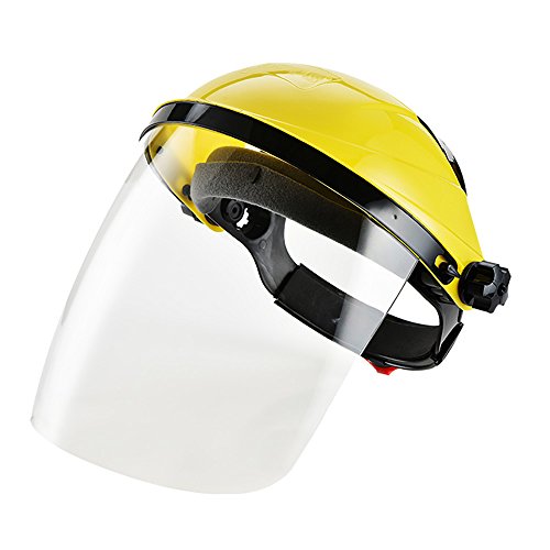 Máscara de seguridad con visera y protector transparente
