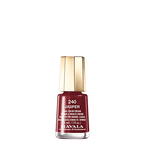 Mavala Mini Colors Pintauñas | Esmalte de Uñas | Laca de Uñas | 47 Colores Diferentes, Color Jasper 240 (Rojo Oscuro), 5 ml Mavala Mini Colors Pintauñas | Esmalte de Uñas | Laca de Uñas | 47 Colores Diferentes, Color Jasper 240 (Rojo Oscuro), 5 ml