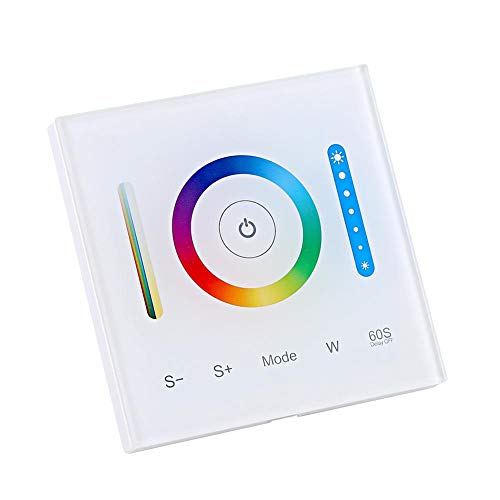 Mavis Laven Controlador Led De Panel Táctil Miboxer para Tira De Luz De Cambio De Color RGB/Rgbw/RGB + Cct.