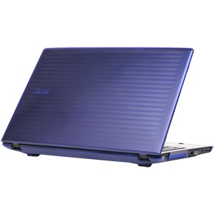 mCover Azul Carcasa Dura/Fundas duras SÓLO para Acer Aspire E 15 E5-575 / E5-575G Serie Ordenador portátil