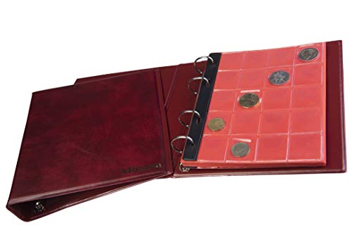 MC.Sammler Álbum de monedas para 200 monedas de 2 euros (rojo) MC.Sammler Álbum de monedas para 200 monedas de 2 euros (rojo)