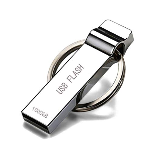 Memoria USB 1TB,USB 3.0 Pen Drive USB Flash Drive Portátil De Alta Velocidad Resistente Al Agua Gran Dispositivo De Almacenamiento con Llavero (1000GB) Memoria USB 1TB,USB 3.0 Pen Drive USB Flash Drive Portátil De Alta Velocidad Resistente Al Agua Gran Dispositivo De Almacenamiento con Llavero (1000GB)
