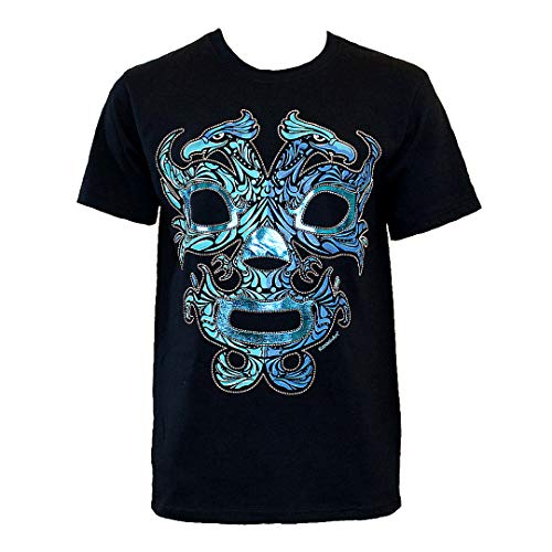 Micuari Camiseta con diseño Mexicano Dos Caras (S)