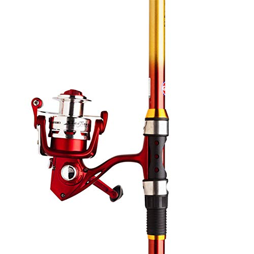 min min Rodilla de Pesca telescópica portátil y Combos de Carrete, con línea de Pesca, Kit de Pesca y Accesorios, caña de Pesca telescópica min min Rodilla de Pesca telescópica portátil y Combos de Carrete, con línea de Pesca, Kit de Pesca y Accesorios, caña de Pesca telescópica