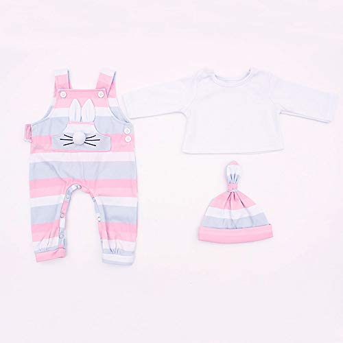 MineeQu nuevos estilos se adapta a 45-50 CM de alta calidad vestido de muñecas recién nacidas Reborn Baby Doll toda la ropa de algodón