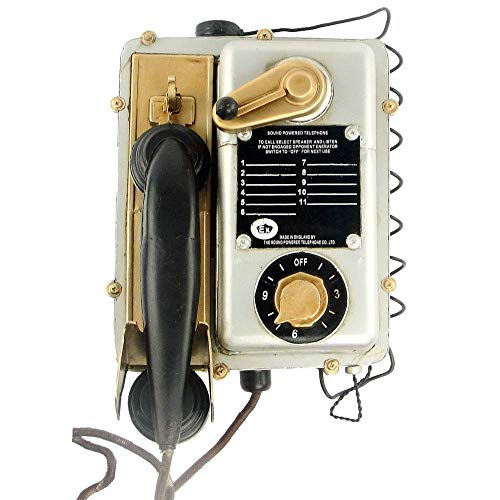Modelo de teléfono Vintage Adornos para Colgar en la Pared Adornos Retro Decoración para el hogar Antigua de los años 50