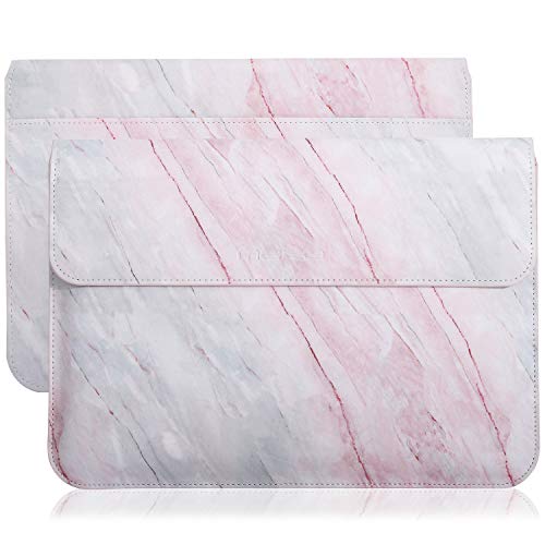 MoKo Funda Compatible con Laptop 13.3 Pulgadas, PU Bolsa Protectora para MacBook Air 13-Inch Retina, MacBook Pro 13", DELL XPS 13, Samsung Notebook 13.3 - Rosa Gris Mármol MoKo Funda Compatible con Laptop 13.3 Pulgadas, PU Bolsa Protectora para MacBook Air 13-Inch Retina, MacBook Pro 13", DELL XPS 13, Samsung Notebook 13.3 - Rosa Gris Mármol