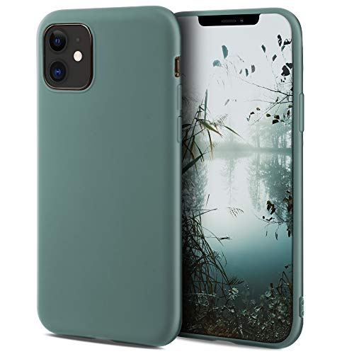 Moozy Minimalist Series Funda Silicona para iPhone 11, Gris Azulado con Acabado Mate, Cover Carcasa de TPU Suave y Fina Moozy Minimalist Series Funda Silicona para iPhone 11, Gris Azulado con Acabado Mate, Cover Carcasa de TPU Suave y Fina