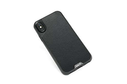 Mous - Funda para iPhone X/XS - Limitless 2.0 - Cuero Negro - Protector de Pantalla Incluido