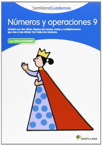 NUMEROS Y OPERACIONES 9 SANTILLANA CUADERNOS - 9788468012353
