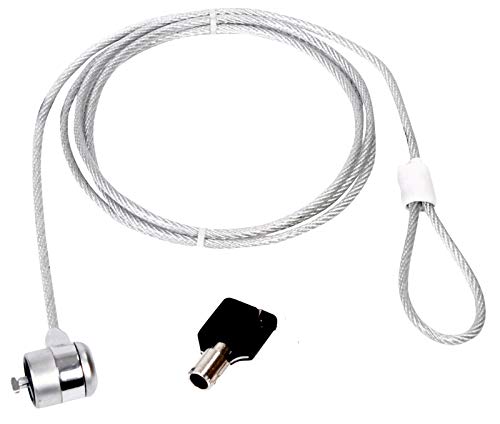 ONOGAL Cable Kensington de Seguridad para PC Portatil Monitor y Bicicleta Fabricado en Acero de Alta Resistencia 2045