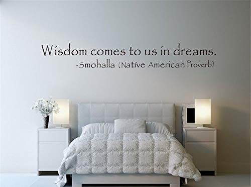pegatinas de pared mariposas pegatinas de pared personalizadas Wisdom comes to us in dreams for living room or bedroom