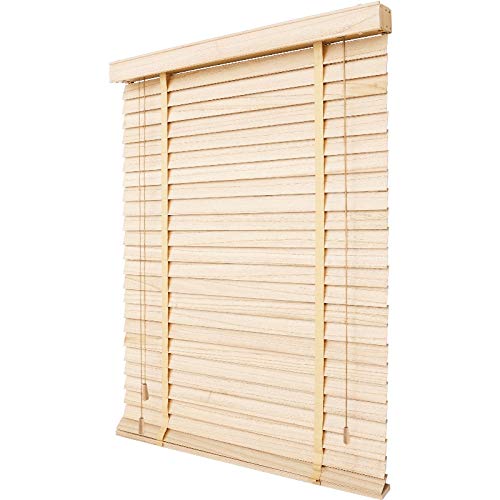 Persianas Venecianas Persianas Venecianas de Grano de Madera Natural, Persianas de La Ventana del Dormitorio de La Cocina con Cinta 50mm Listones y Accesorios, 60cm / 80cm / 100cm / 120cm / 140cm de A Persianas Venecianas Persianas Venecianas de Grano de Madera Natural, Persianas de La Ventana del Dormitorio de La Cocina con Cinta 50mm Listones y Accesorios, 60cm / 80cm / 100cm / 120cm / 140cm de A