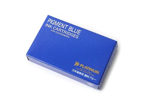 Platinum Pigment - Cartucho de tinta (10 unidades), color azul