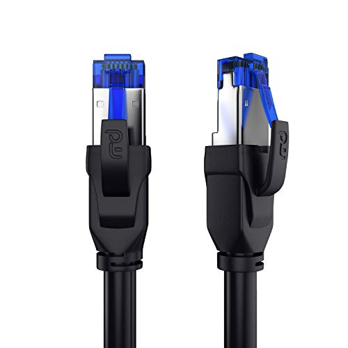 Primewire- 10m Cable de Red Cat.8 40 Gbits - S FTP PIMF - Switch Router Modem Access Point - Cable Ethernet LAN Fibra óptica