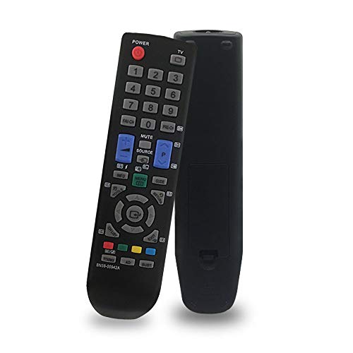 Reemplazo Control Remoto BN59-00942A para Mando TV Samsung Smart LCD LED TV LE19B450C4W LE22B450C8W PS42B430 LA22C450 LA32C450 LN22C450E1 LN22C450E1XSZ LN22C450E1XSR - No Requiere configuración