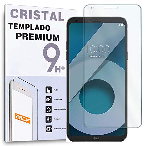 REY Protector de Pantalla para LG Q6 / Q6 Alpha / Q6 Plus, Cristal Vidrio Templado Premium