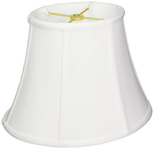 Royal Designs - Pantalla ovalada para lámpara, blanco, (7 x 5) x (12 x 9) x 9