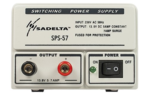 SADELTA SPS-57 Fuente Alimentación Conmutada 220 v /13,8 v. 5-7 amperios. Ideal para Electronica, Radioaficionados.