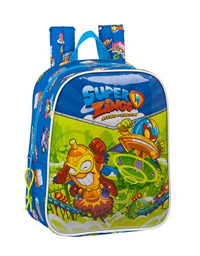 safta Mochila Infantil de Superzings Serie 5, Azul, 220x100x270mm