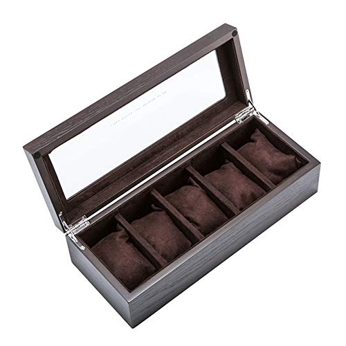 SHU XIN Caja de Reloj de Madera de Fresno Caja de Almacenamiento de Pulsera de joyería Caja de Reloj de Madera Maciza Caja de Reloj de Cinco dígitos Caja de Embalaje de joyería atmósfera de Alta Gama SHU XIN Caja de Reloj de Madera de Fresno Caja de Almacenamiento de Pulsera de joyería Caja de Reloj de Madera Maciza Caja de Reloj de Cinco dígitos Caja de Embalaje de joyería atmósfera de Alta Gama