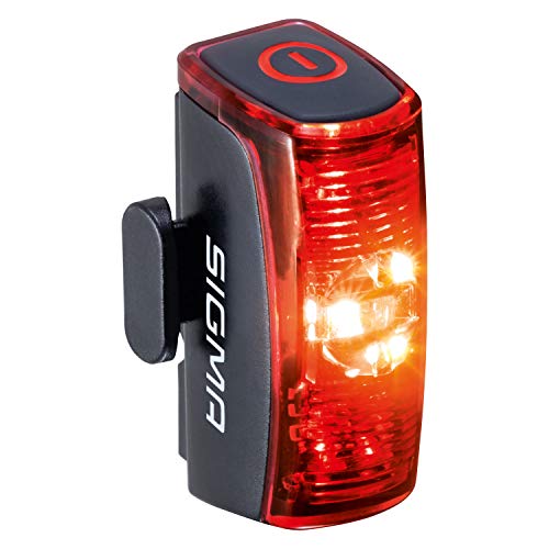 Sigma Sport - Infinity | Faro de Bicicleta LED con 16 h de autonomía | Faro Trasero con batería Que Cumple la normativa Alemana de tráfico Sigma Sport - Infinity | Faro de Bicicleta LED con 16 h de autonomía | Faro Trasero con batería Que Cumple la normativa Alemana de tráfico