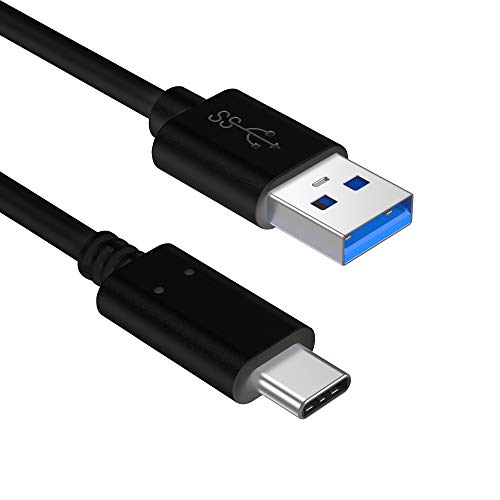 Slabo Cable de Carga USB Tipo C para Nokia 5.3 | 6 (2018) | 6.2 | 7 Plus | 7.1 | 7.2 | 8 Sirocco | 8.1 | 8.3 | 9 PureView Cable de sincronización del conexión Datos - Negro