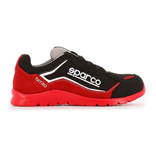 Sparco - Zapatillas Nitro S3 Rojo/Black talla 44