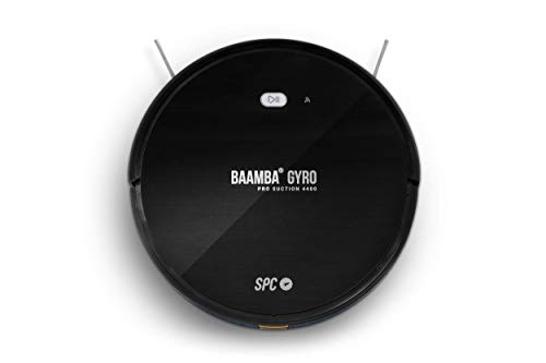 SPC Baamba® Gyro Pro Suction 4400. Robot Aspirador Inteligente Wi-Fi: Limpieza Inteligente 4.0, 6 Modos de Limpieza, 4 potencias de succión, 3 Modos de fregado, batería de Gran Capacidad 5200mAh, App