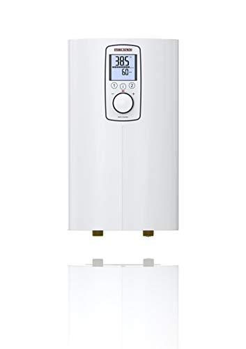 Stiebel Eltron DCE-X 10/12 Premium - Calentador de agua instantáneo compacto, apto para duchas, máxima eficiencia energética, entrega de temperatura precisa, 238159, 220240 V, color blanco
