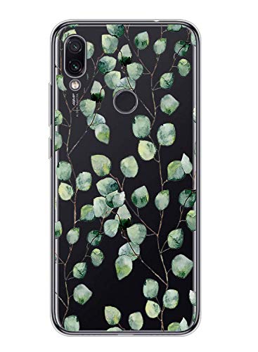 Suhctup - Carcasa de silicona transparente para Xiaomi Mi 9T / Mi 9T Pro ultrafina con diseño de flores, flexible, antigolpes, A3 Suhctup - Carcasa de silicona transparente para Xiaomi Mi 9T / Mi 9T Pro ultrafina con diseño de flores, flexible, antigolpes, A3