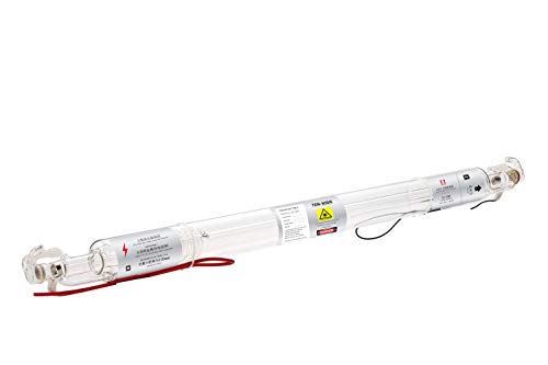 TEN-HIGH Tubo láser CO2 de vidrio Grabado laser CO2 Cortador de cristal con recubrimiento, Para Láser Máquina DIY, Diá 50mm L700mm 40W