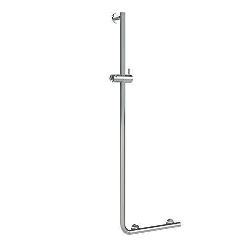 Tiger Boston Comfort & Safety Asidero De Baño Con Barra De Ducha, Acero Inoxidable Pulido, 45,3X114X7,7 Cm Tiger Boston Comfort & Safety Asidero De Baño Con Barra De Ducha, Acero Inoxidable Pulido, 45,3X114X7,7 Cm