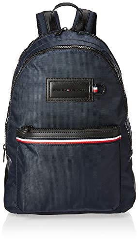 Tommy Hilfiger - Modern Nylon Backpack, Shoppers y bolsos de hombro Hombre, Multicolor (Sky Captain), 12.5x46x31.5 cm (W x H L)