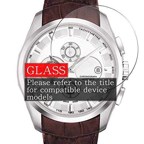 VacFun 3 Piezas Vidrio Templado Protector de Pantalla para CASIO OCW-S2000-1A2JF, 9H Cristal Screen Protector Sin Burbujas, Alta Definición Película Protectora Reloj Inteligente Smartwatch Pulsera