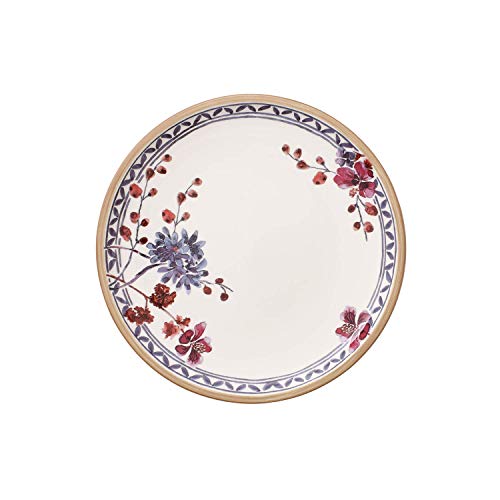 Villeroy & Boch Artesano Provençal Lavendel Plato de Desayuno, Porcelana Premium, Blanco/Colorido, 22cm