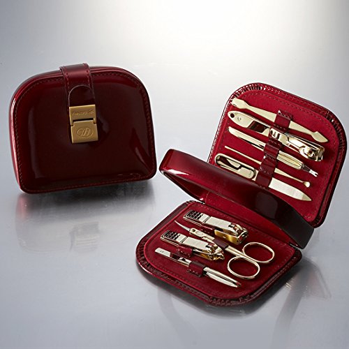 World No. 1, Three Seven 777 Travel Manicure Pedicure Grooming Kit Set, (Total 9 PC, Model: TS-8010G), Personal Nail care, Stainless steel - Made in Korea by Three Seven (777)