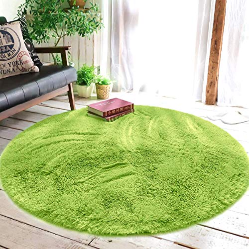 ZHUXINYU Tapete Redondo Felpudos Alfombra Estera de Felpa, Hogar Antideslizante Alfombras Piso Moqueta Mats Pad para Habitación Lavable Decorativo Suave Superficie (Hierba Verde, 100x100cm) ZHUXINYU Tapete Redondo Felpudos Alfombra Estera de Felpa, Hogar Antideslizante Alfombras Piso Moqueta Mats Pad para Habitación Lavable Decorativo Suave Superficie (Hierba Verde, 100x100cm)