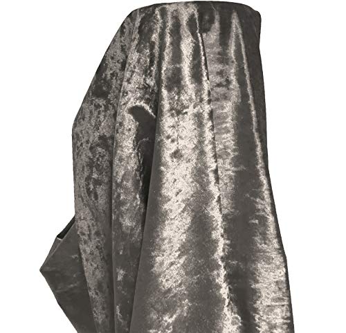 A-Express Tela de terciopelo Aplastado Suave Material Cortinas Cojines Modista Tapicería 140cm ancho - 2 Metro (200cm x 140cm) Gris ceniza A-Express Tela de terciopelo Aplastado Suave Material Cortinas Cojines Modista Tapicería 140cm ancho - 2 Metro (200cm x 140cm) Gris ceniza