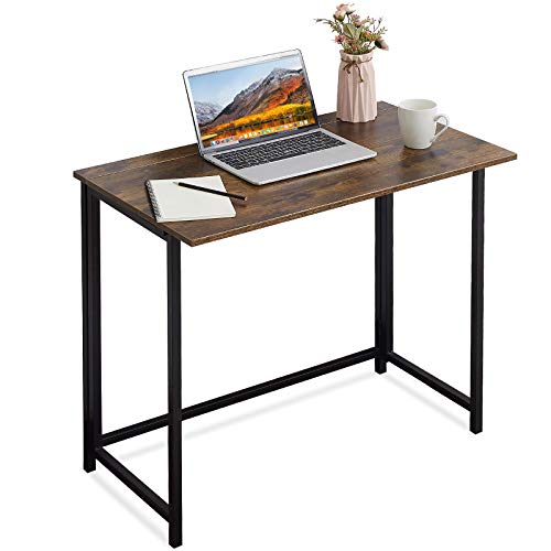 APOWE - Mesa plegable para ordenador (marrón oscuro) APOWE - Mesa plegable para ordenador (marrón oscuro)