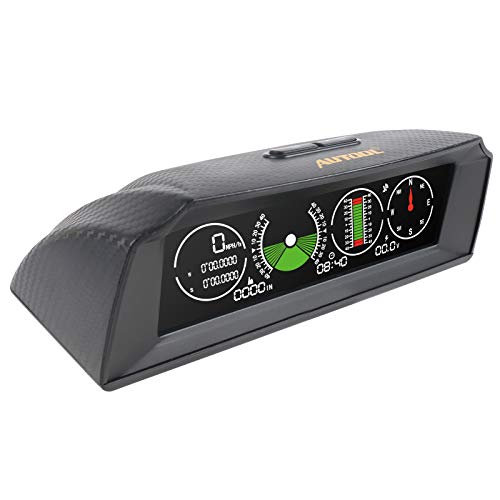 Autool X90 Smart GPS Slope Meter Color HD LCD Car Head Display Smart Digital Meter Support 12V OBDII Vehículos diésel y de gasolina