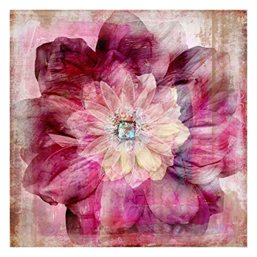 Bilderwelten Fotomural - Grunge Flower - Mural cuadrado papel pintado fotomurales murales pared papel para pared foto 3D mural pared barato decorativo, Dimensión Alto x Ancho: 192cm x 192cm Bilderwelten Fotomural - Grunge Flower - Mural cuadrado papel pintado fotomurales murales pared papel para pared foto 3D mural pared barato decorativo, Dimensión Alto x Ancho: 192cm x 192cm